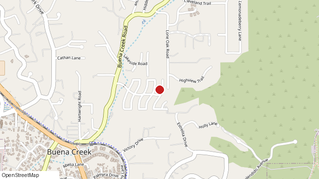 Map of 2218 Galvani Ln, Vista, CA